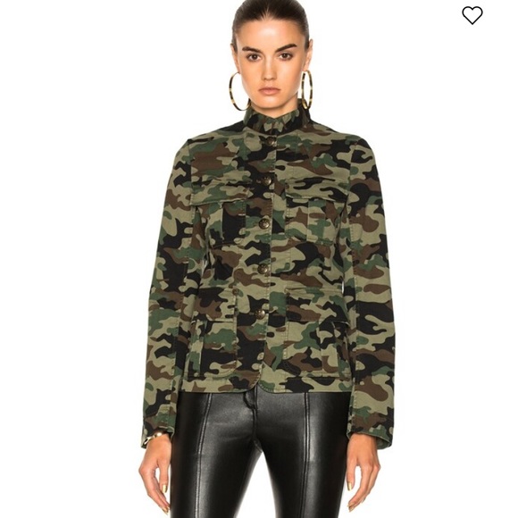 Nili Lotan Jackets & Blazers - NILI LOTAN -Cambre Jacket Camouflage Print